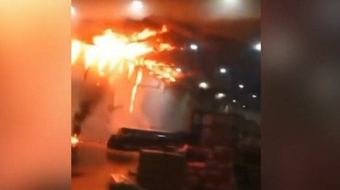 VIDEO | Gigantesco incendio en Paine: Así fue la evacuación de trabajadores del lugar