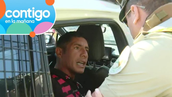 Conductor fue detenido en Peñalolén por insultar a carabineros durante fiscalización: No tenía documentos