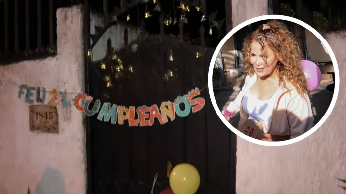 Vecinos sorprendieron a Cathy Barriga con celebración de cumpleaños tras salir de la cárcel