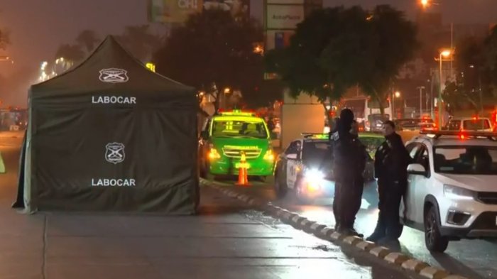 Estación Central: Hombre murió asesinado a balazos en plena Alameda frente a centro comercial