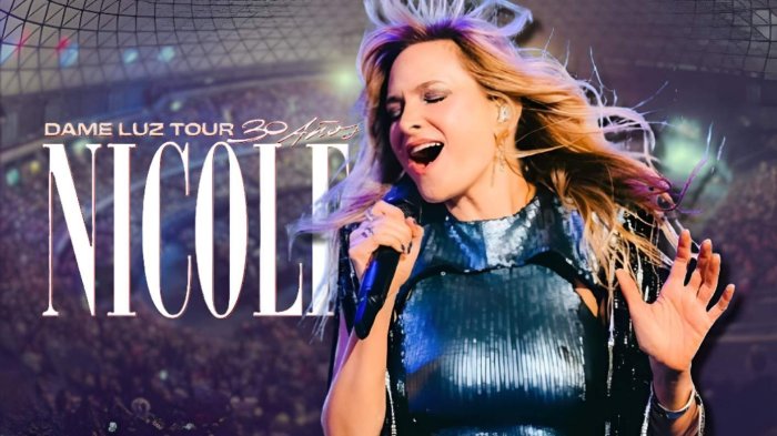 Nicole anuncia su primer Movistar Arena para julio y estrena inédita canción con Ana Torroja
