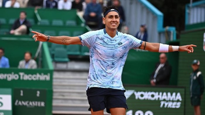 Intratable: Alejandro Tabilo pulveriza a Novak Djokovic y avanza en el Masters 1000 de Montecarlo