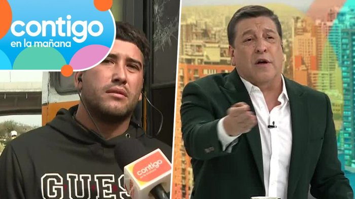 “Terrible patudo”: JC Rodríguez protagonizó tenso cruce contra chofer de micro amarilla en Contigo en la Mañana