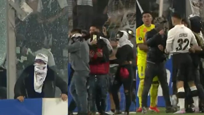 Rompieron un acrílico y se sacaron fotos: Imágenes exclusivas del ingreso de personas en duelo de Colo Colo