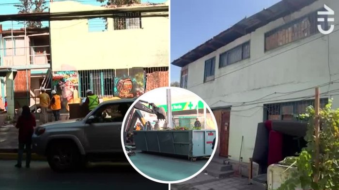 Demuelen casa okupa en La Florida que era usada para cultos religiosos