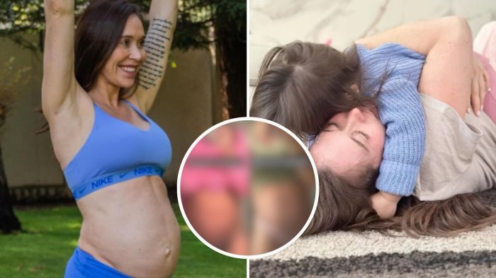 Con 27 semanas: Vale Roth mostró las diferencias físicas entre sus dos embarazos