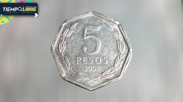 Esta es el extraña moneda de $5 pesos que podría valer hasta 50 mil: En esto debes fijarte