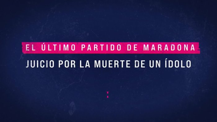“Se concretó un crimen perfecto”: CHV Noticias emitirá reportaje exclusivo del juicio por la muerte de Diego Armando Maradona