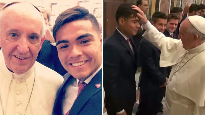 “Me ayudó mucho”: El momento en que Paulo Díaz recibió la bendición del Papa Francisco