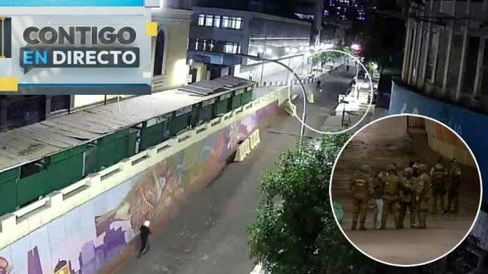 Sujeto en scooter disparó 15 veces en paseo Bandera y dejó dos heridos a metros de La Moneda