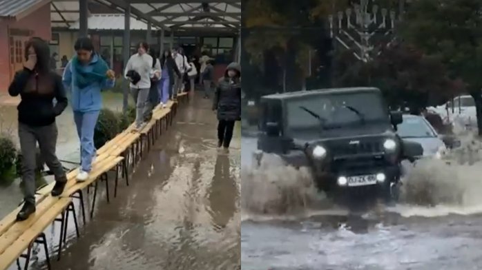 Alerta por llegada de “río atmosférico” e intensas lluvias en el sur: Declaran alerta roja en Pucón