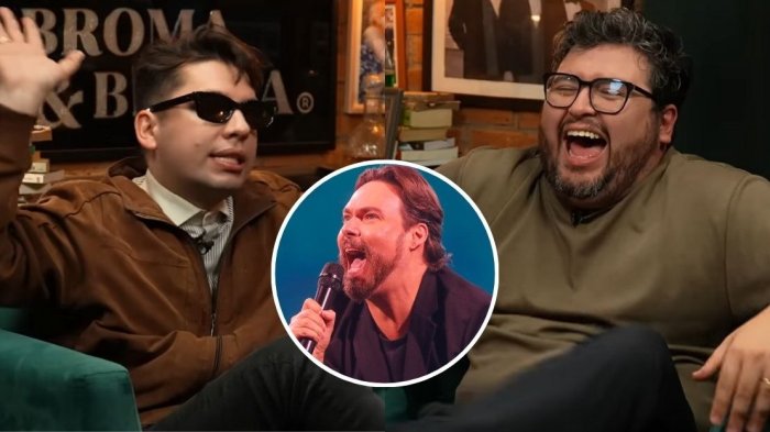 “Se casó la gorda”: Fabrizio Copano imitó a George Harris y desató carcajadas de Luis Slimming