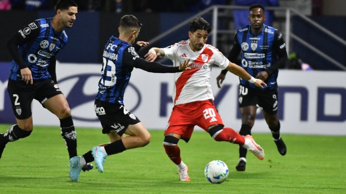 River reaccionó ante Independiente del Valle y rescató un empate en Ecuador