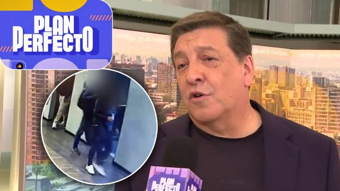 ¡Cámara los registró in fraganti! Julio César Rodríguez sufrió el robo de su celular en Providencia