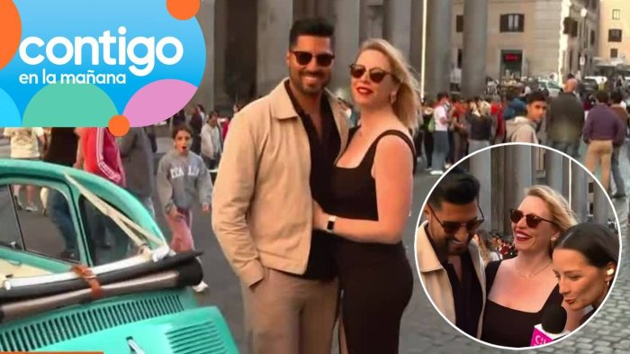 “¡No puede ser!”: Andrea Arístegui vivió chascarro en vivo en Contigo en la Mañana con un chileno en Roma