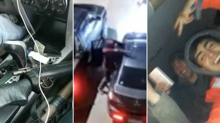 EXCLUSIVO | Los videos de la banda delictual que robaba autos, los quemaban y celebraban con armas y drogas