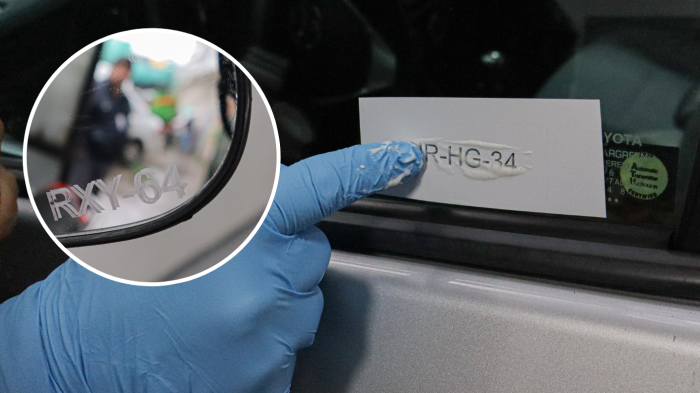 Atención conductores: Esta es la fecha límite para el grabado de patente en vehículos