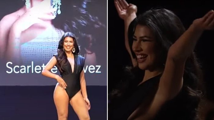 Eskarcita deslumbró en final de Miss Universo 2025: Desfiló para ser la representante de Santiago