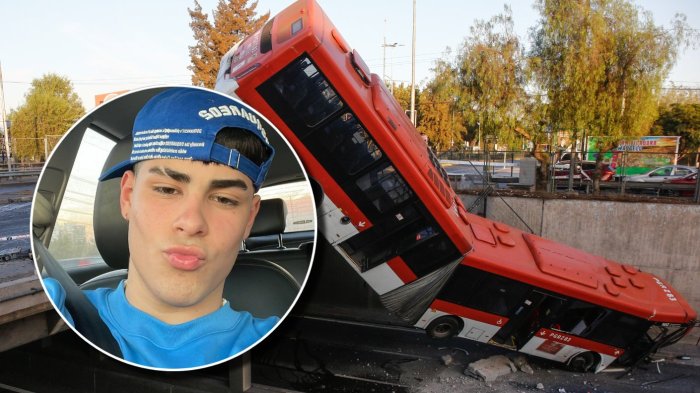 Fracturado y hospitalizado: Influencer que chocó y dejó colgando a bus RED detalló su estado de salud
