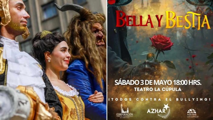 Musical “Bella y Bestia” busca recaudar fondos para niño agredido en su colegio