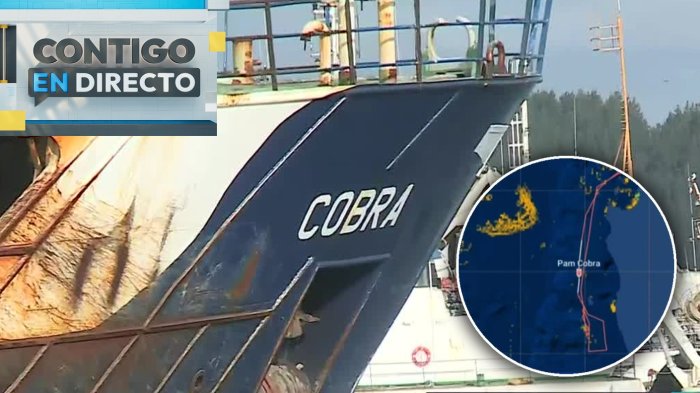 EXCLUSIVO: Este es el recorrido del barco Cobra el día en que desapareció la lancha Bruma