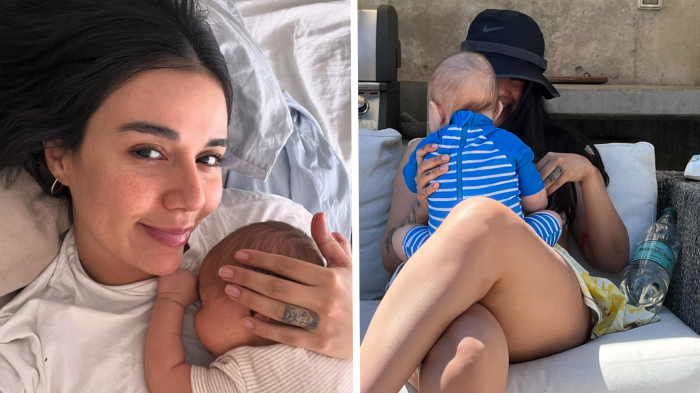 Steffi Méndez mostró por primera vez el rostro de su hijo: “Con las lágrimas en la garganta”