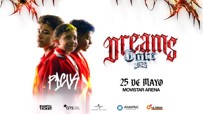 Dreams Tour 2025”: Picus regresa a Chile con su primer show en el Movistar Arena