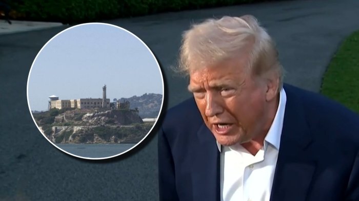 Al Capone estuvo preso ahí: Donald Trump ordena reabrir cárcel de Alcatraz para combatir la delincuencia