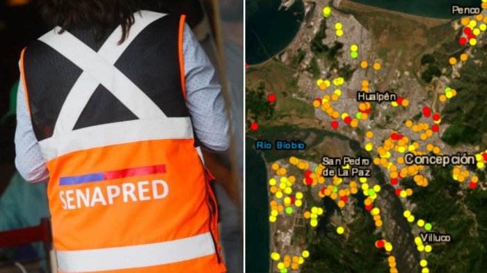 ¿Está tu barrio o casa? Revisa tu ubicación en el mapa de puntos críticos de invierno de Senapred