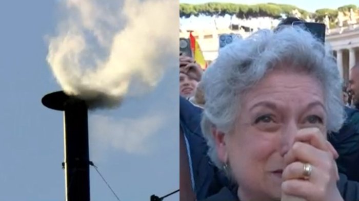 Así fue la reacción de los fieles en la plaza de San Pedro por nuevo papa: Estallan en lágrimas y aplausos