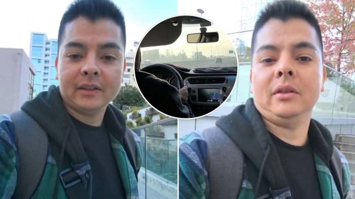 “Así me recibió Chile”: Influencer colombiano acusó xenofobia de taxista del aeropuerto al llegar al país