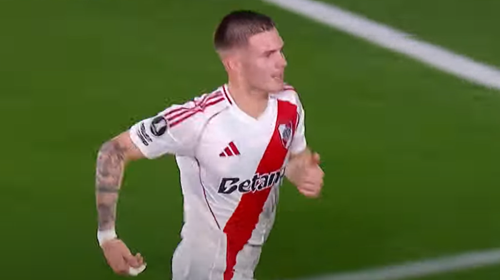 Definición de crack: El gol de Franco Mastantuono para que River retome la ventaja ante I. del Valle