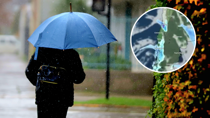 Intenso sistema frontal en Santiago y zona centro sur: Revisa cuánta lluvia caerá este fin de semana