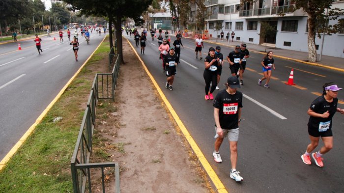Cortes de calles y circuitos para HOY DOMINGO por la maratón de Santiago 2025