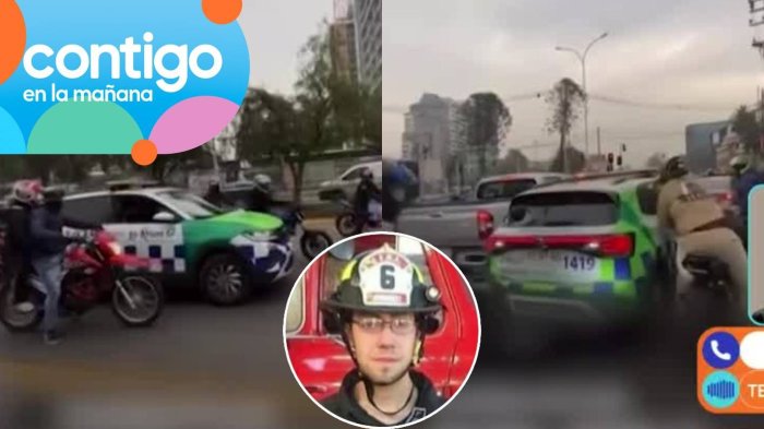 “Llegó agresivo”: Testigo relató en Contigo en la Mañana momento previo al disparo de guardia que mató a motorista
