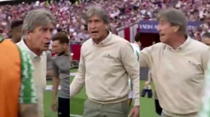 Hasta con chilenismo: El feroz reto de Manuel Pellegrini a jugadores del Betis en pleno partido