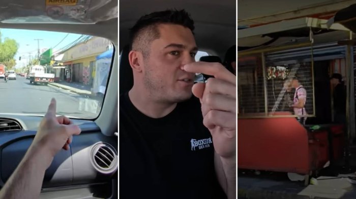 “Eran como 7”: Influencer italiano Zazza grabó momento exacto de violento robo en Barrio Franklin