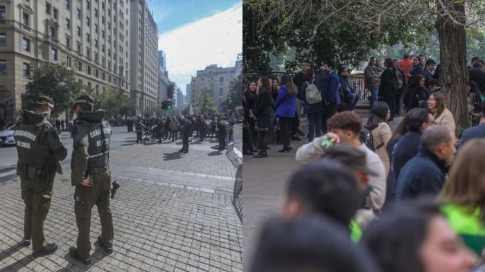 Reportan fuerte olor a gas en Santiago Centro: Evacúan edificios de la zona