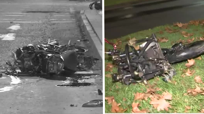 Motociclista perdió la vida y moto se partió en dos tras fuerte choque en Maipú