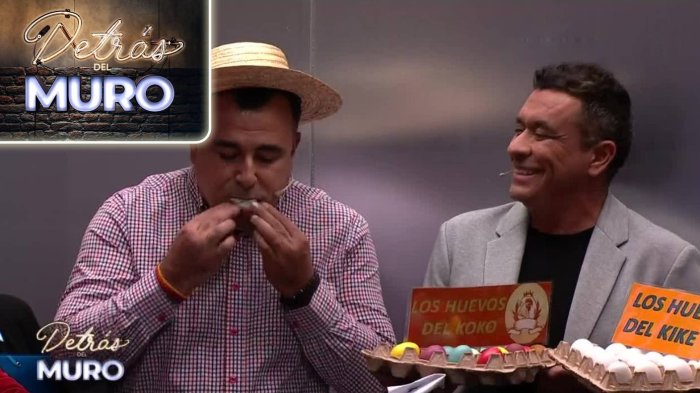 ¡Con tres huevos duros en la boca! Claudio Palma no podía creer que Kurt no se ahogara con impactante truco