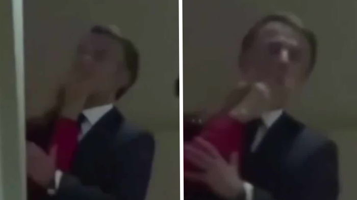 ¿Bofetada? Presidente de Francia y su esposa protagonizaron confuso incidente