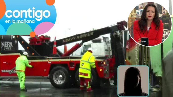 Pasajera de bus volcado reveló crudo testimonio en Contigo en la Mañana: “El cinturón quedaba suelto”