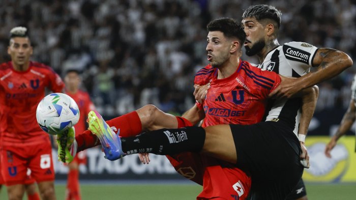 La U cayó ante Botafogo y se despidió de la Copa Libertadores en un dramático partido