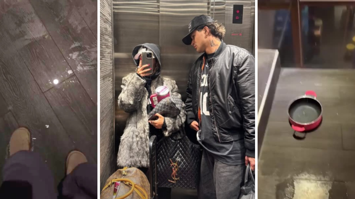 “Es una piscina”: La Guarén y Nico Solabarrieta abandonan departamento en exclusivo sector por inundación