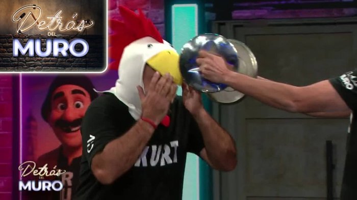 ¿No hay dolor? Peligrosa prueba en Detrás Del Muro dejó complicado a Kurt Carrera con golpe en su cara