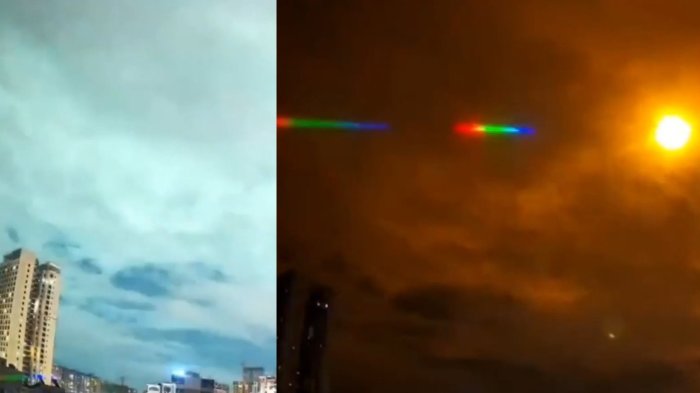 ¿Fin del mundo? Captan “bola de fuego” iluminando el cielo de China generando múltiples reacciones