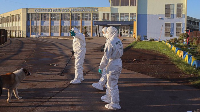 Confirman un detenido por balacera en colegio de San Pedro de La Paz: Sería menor de edad