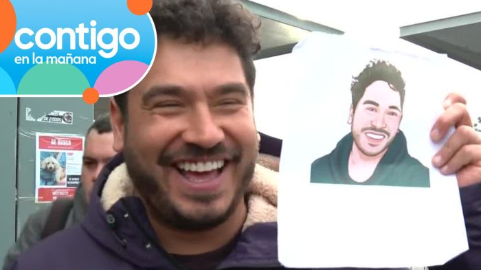 ¡Igualito a Gino Costa! Joven sorprendió en Contigo en la Mañana con sus retratos