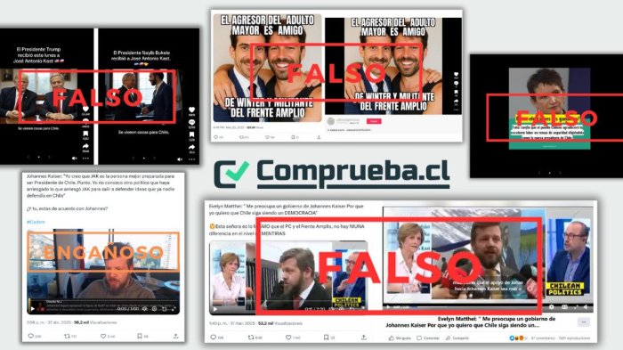 Las desinformaciones que han circulado sobre los presidenciables 2025 en Chile