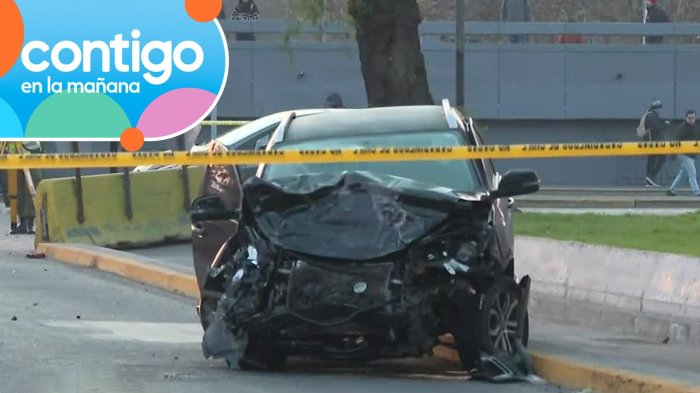 Chileno y extranjero detenidos por fatal choque en Alameda: Tercer ocupante habría estado retenido